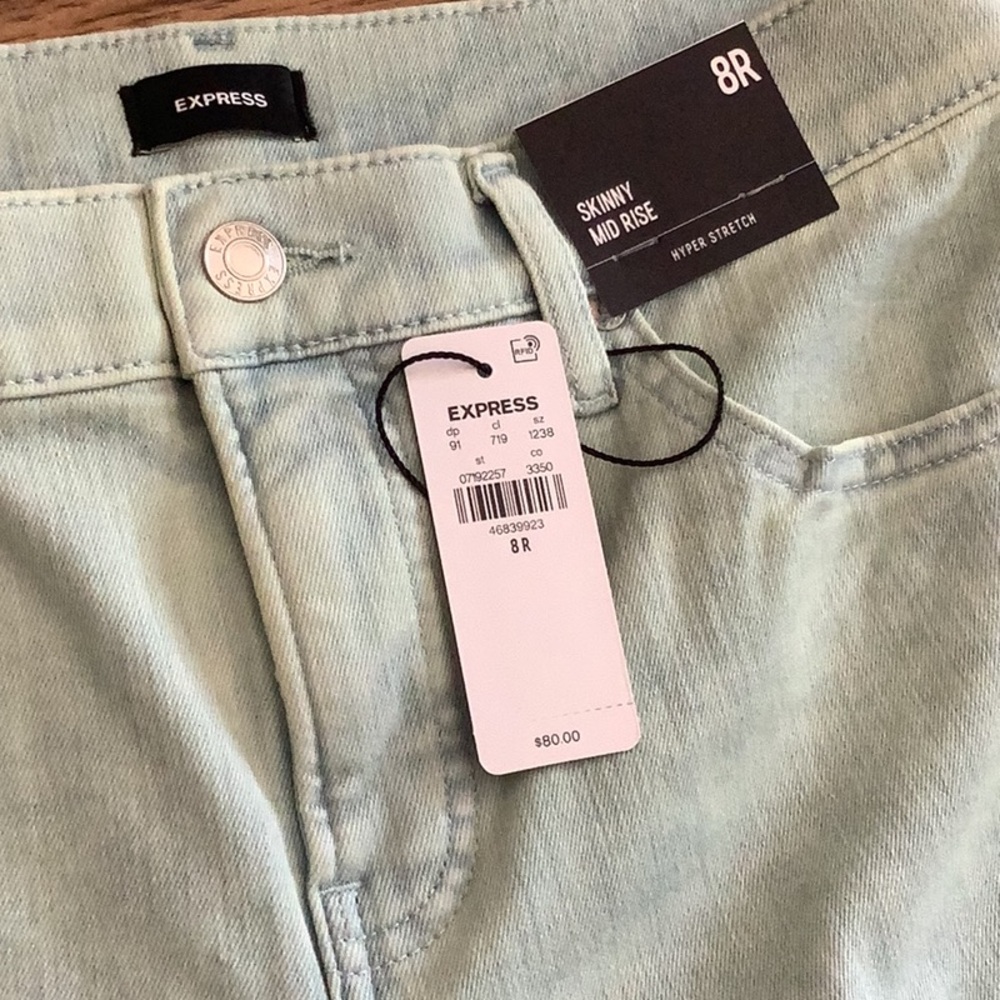 Express Skinny Mid Rise NWT